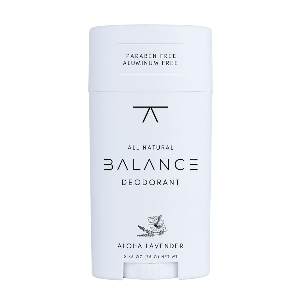 BALANCE All Natural Deodorant (Aloha Lavender) - for Women and Men
